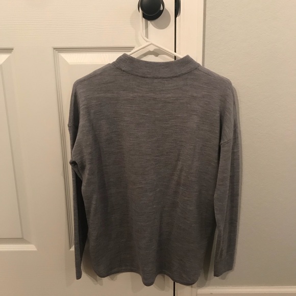 Madewell Mock Neck Boxy Sweater, XS - Picture 4 of 6